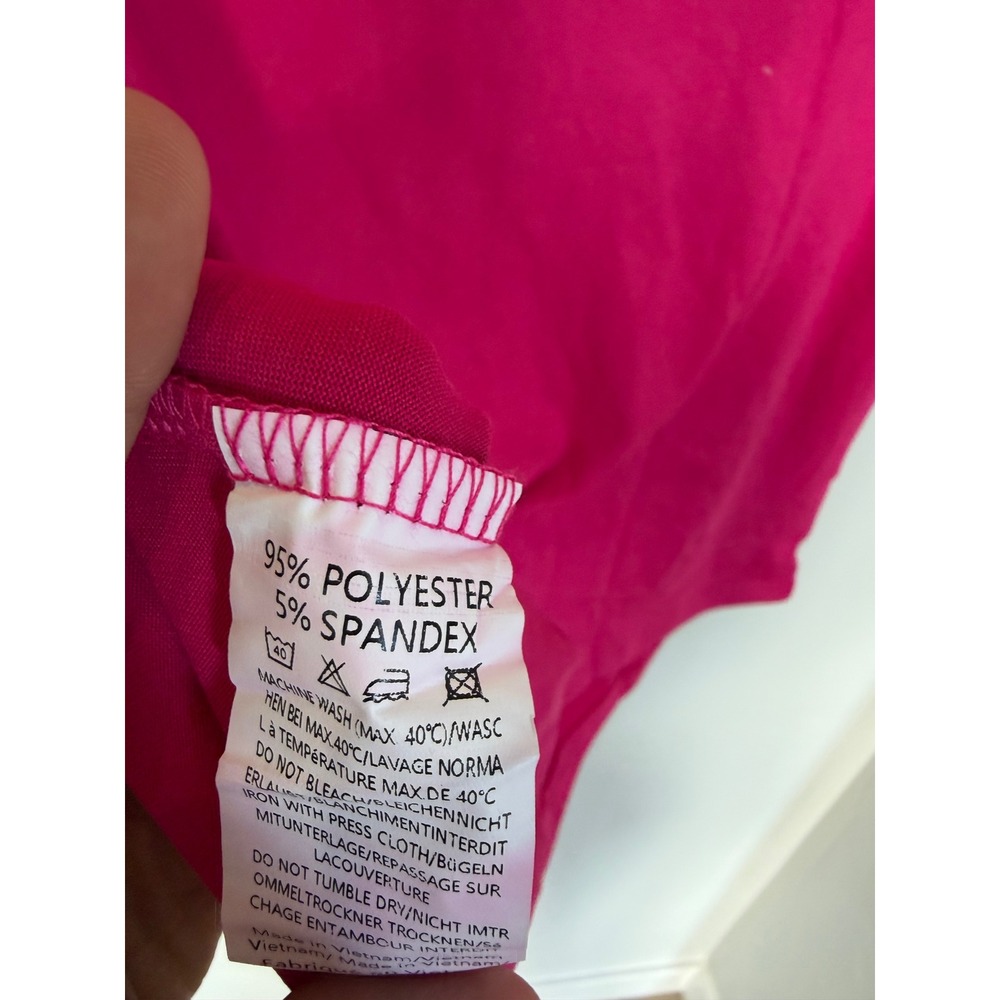 Ekouaer Womens Pajama Set Pink Short Sleeve Top Plaid Pants Sleepwear Medium NWT - Picture 7 of 7